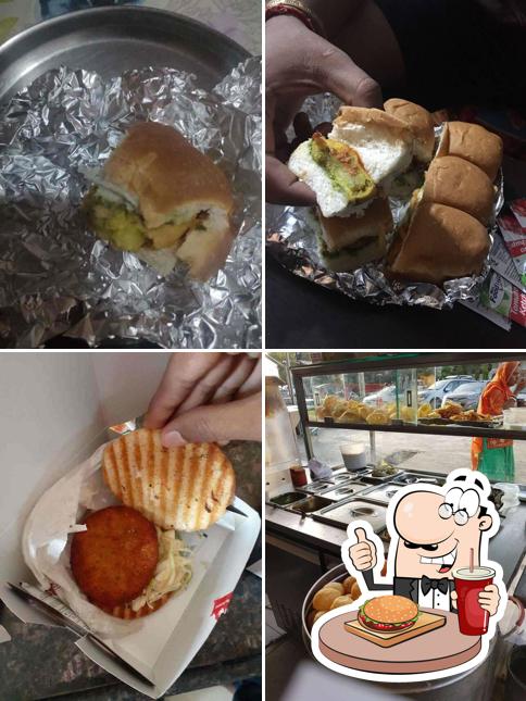 Order a burger at Agarwal Caterers