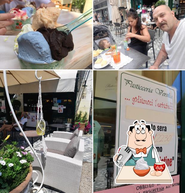 Pasticceria Caffe' Versilia serve un'ampia gamma di dolci