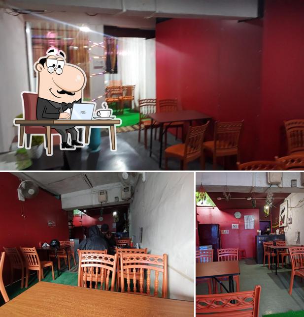 The interior of Food Hunter