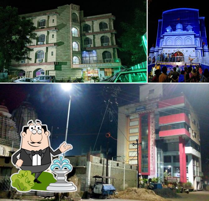 Enjoy the view at the outside area of HOTEL PUSHPA