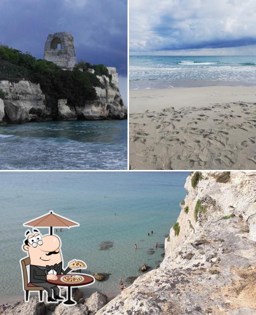 Puoi goderti l'aria fresca da seduto all'esterno di Lido L'Orsetta