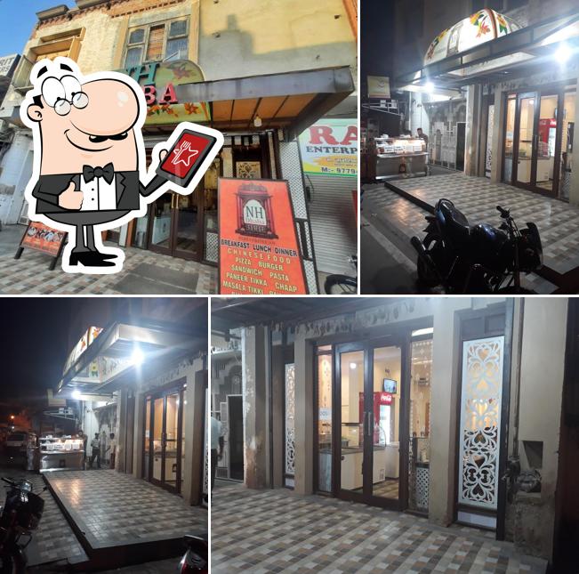 The exterior of NH Dhaba Family Restaurant