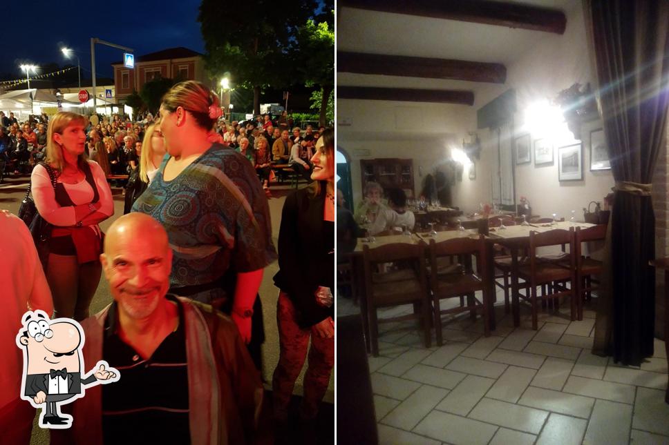 Gli interni di Osteria Del Borgo
