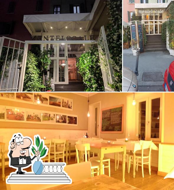 La esterno e interni del ristorante