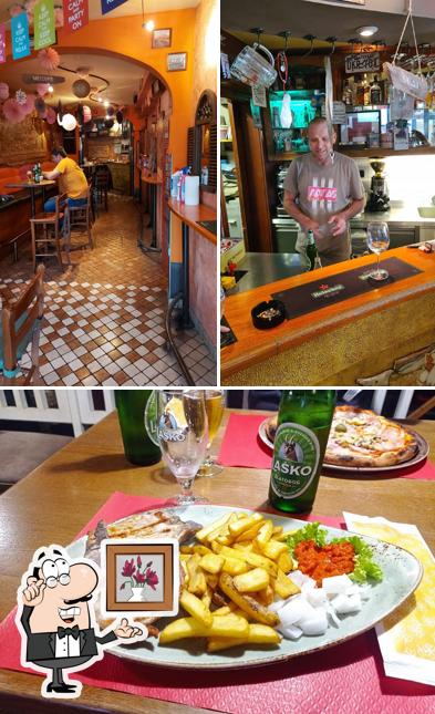 Gli interni di Trucker kava bar Oliva Lončarević s.p