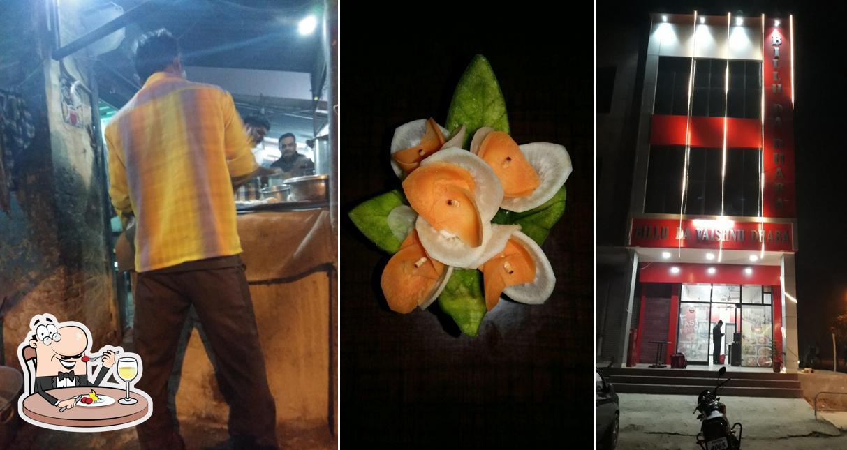 Food at Billu Da Dhaba