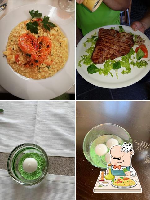 Risotto al RESTAURANT De FINIBUS Terrae /Sonnenblick