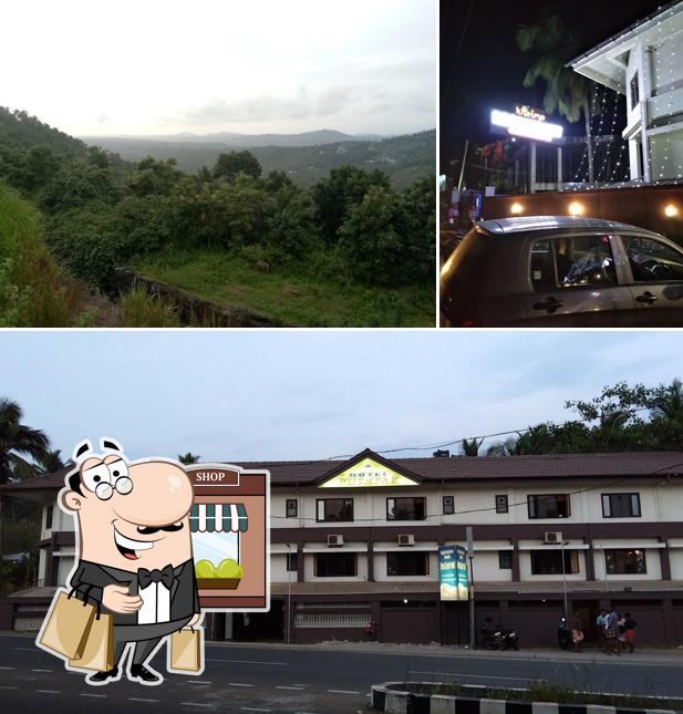 The exterior of Hotel Pushpak Grande