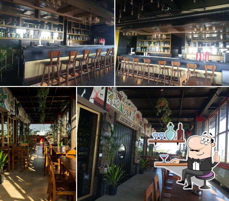 The interior of Molly's Rooftop Bar and Lounge