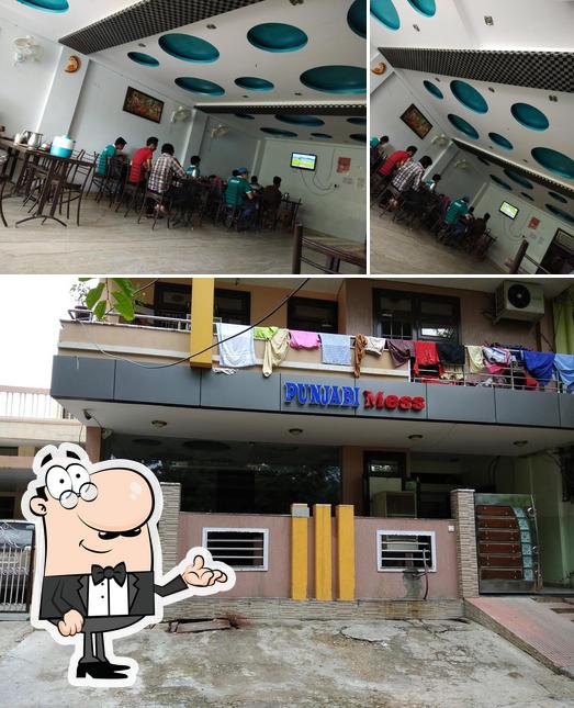 The interior of Punjab Mess