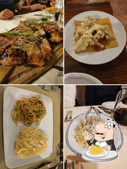Spaghetti alla carbonara al Ristorante Il Caminetto