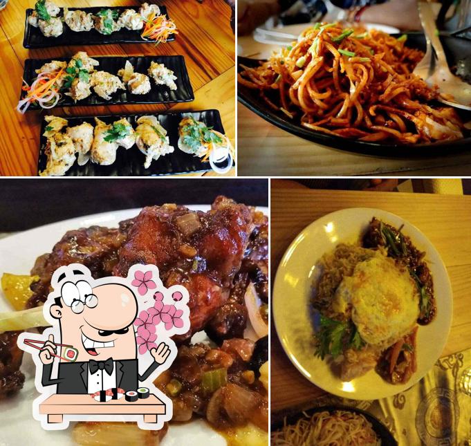 Order various sushi options