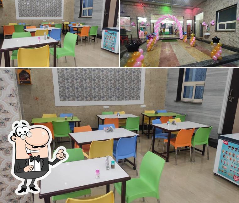 The interior of Vikas hotel
