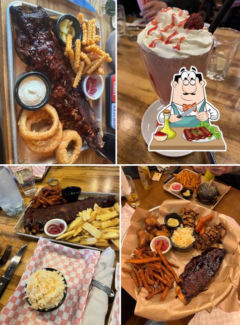 Costolette di maiale al T's Barbecue Restaurant