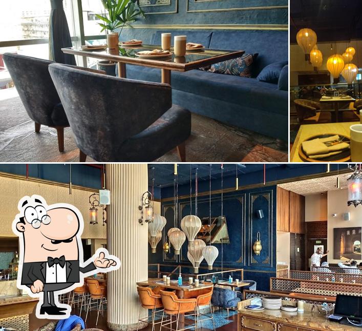 The interior of Bayroute, Palladium Mall, Lower Parel