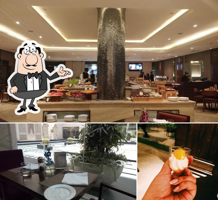The interior of 24/7 Restaurant