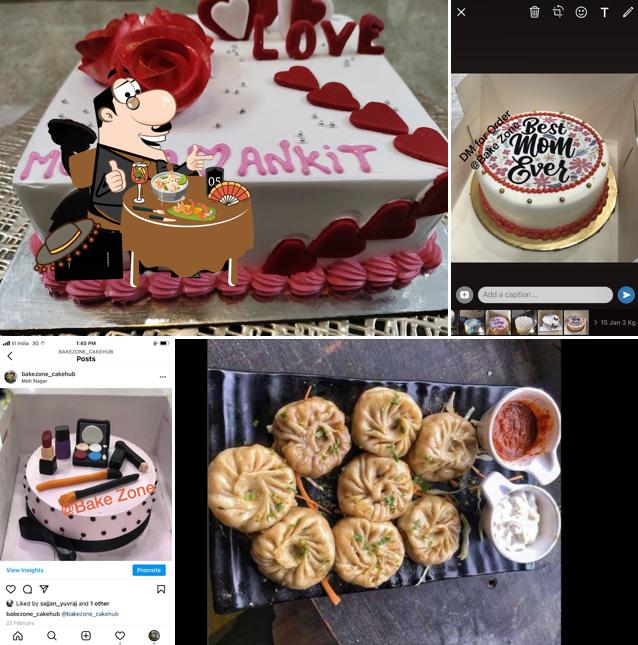 Food at Bake Zone