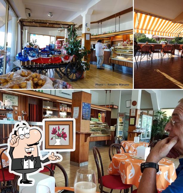 Gli interni di Costa dei Barbari, pasticceria, panetteria, gelateria