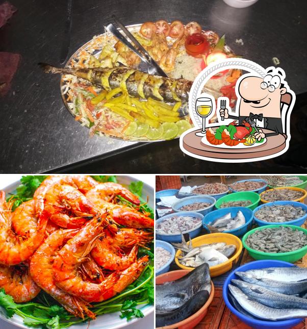 Order different seafood meals offered by Everest Restaurant&bar