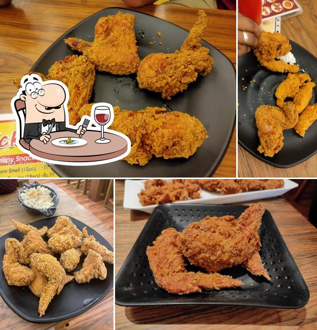 Fried chicken at Krispy Chicken
