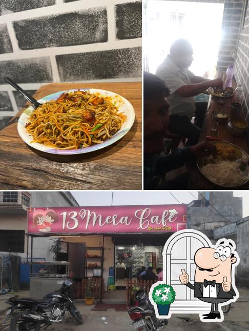 The exterior of 13 Mera Cafe