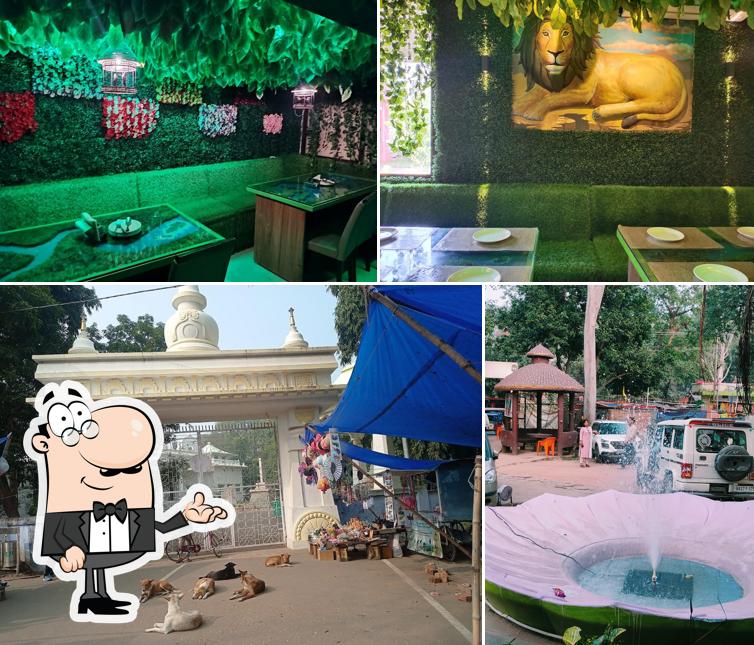 The restaurant's interior and exterior