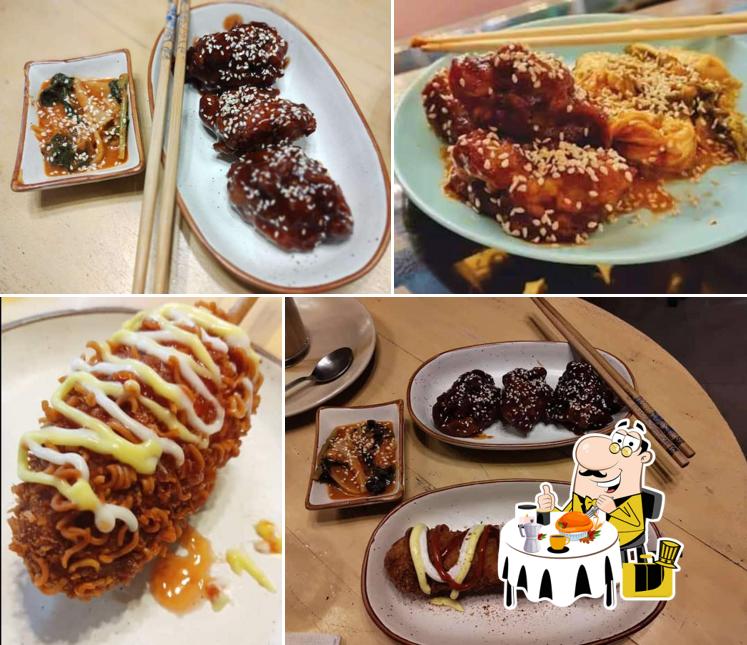 Food at Audrey's Korean Cafe