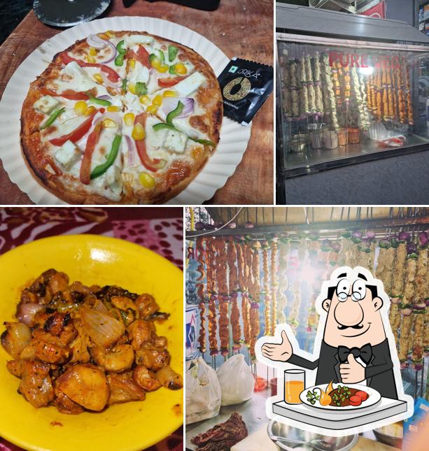 Food at B24 soya chaap