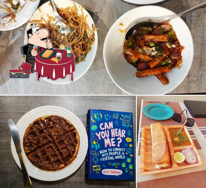 Waffles at Casablanca Cafe