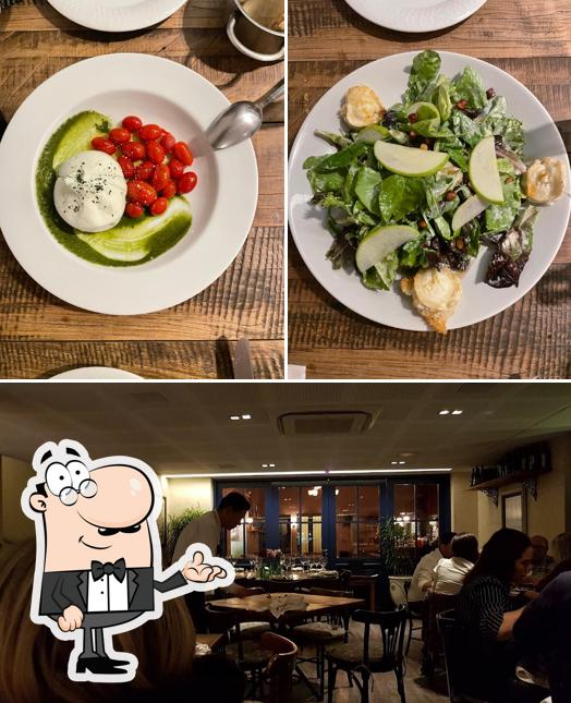 O interior do Flor de Sal Bistrô