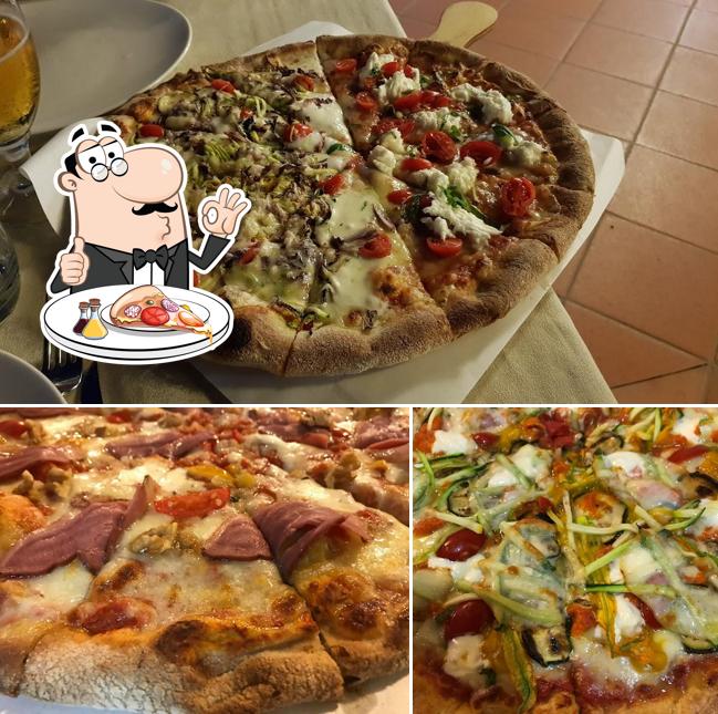A Il Muraglione Piscine & Bar, puoi ordinare una bella pizza