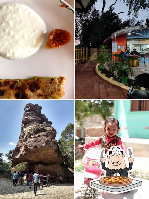 Pick pizza at MPT Highway Treat, Bhimbetka