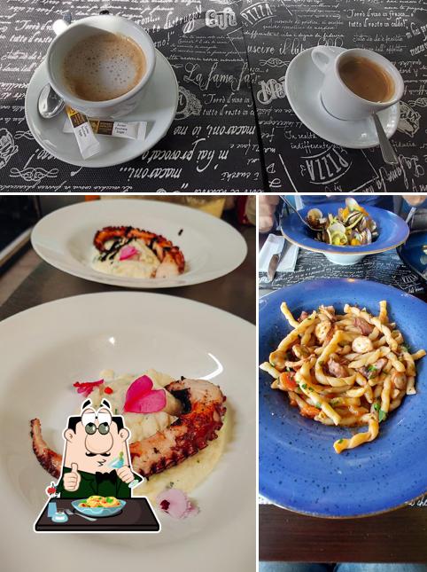 La foto di cibo e bevanda da Mon Amour Ristorante e Pizzeria Lana