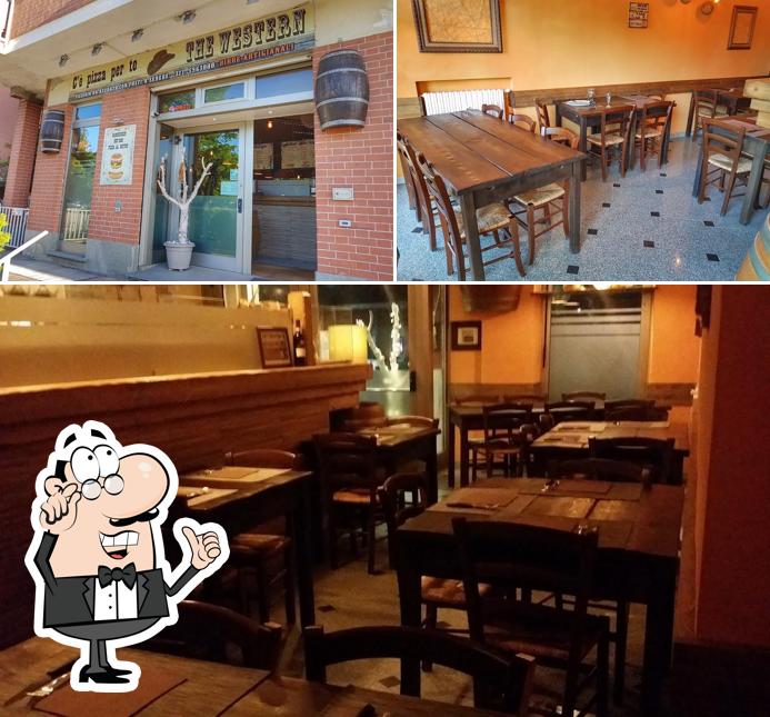 Dai un'occhiata agli interni di Pizzeria The Western