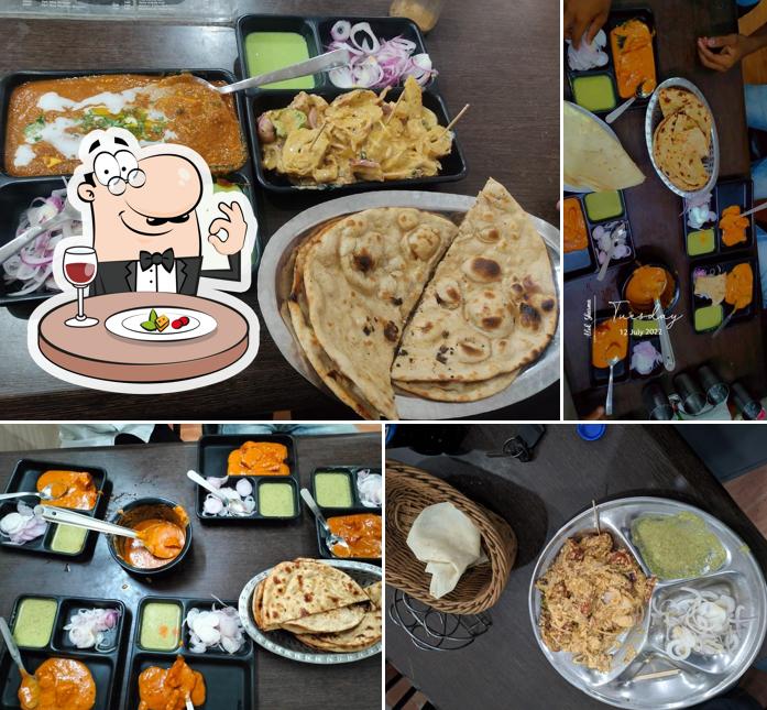 Food at Sardarji malai chaap