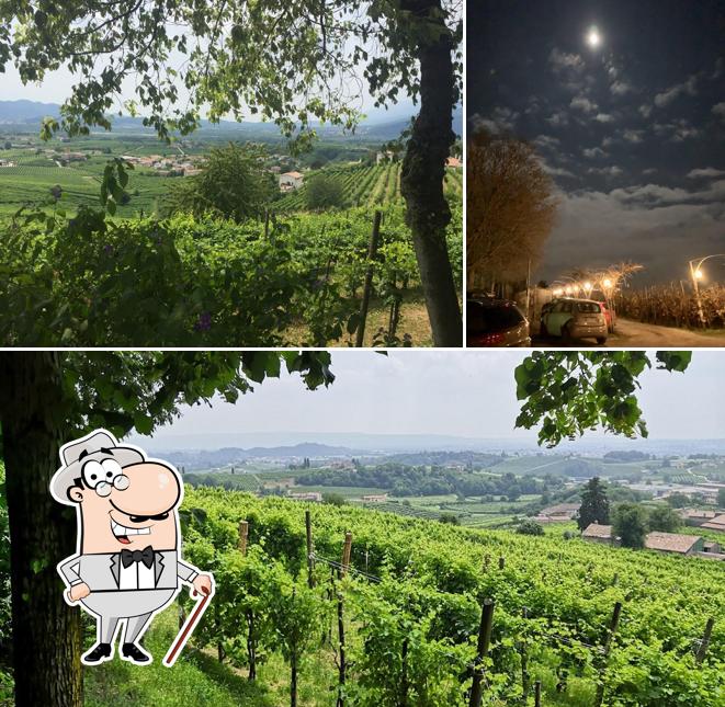 Gli esterni di Trattoria alla Cima