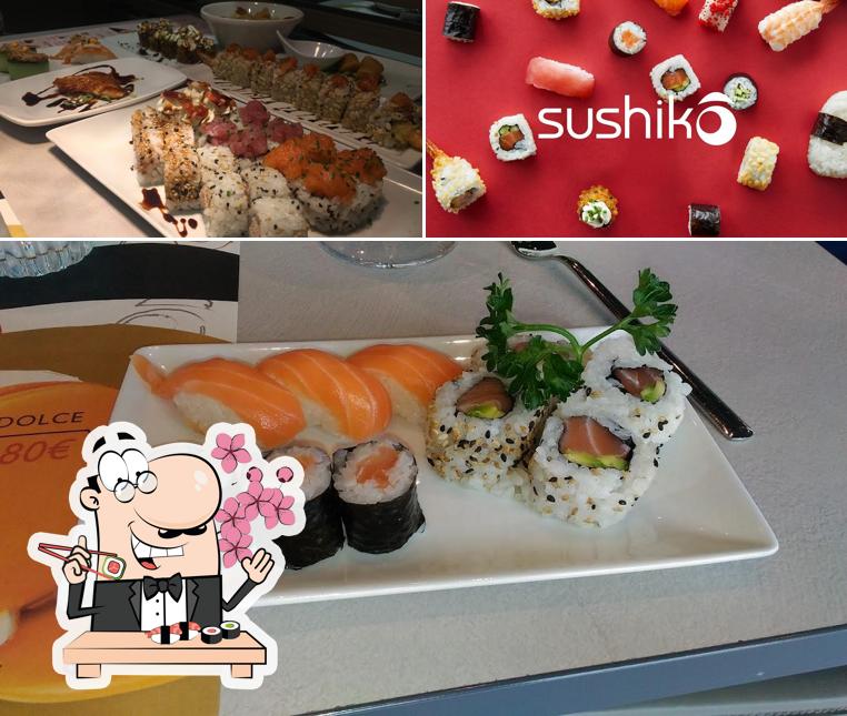 Ordina le varie opzioni di sushi
