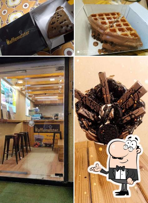 The interior of The Wafflemeister