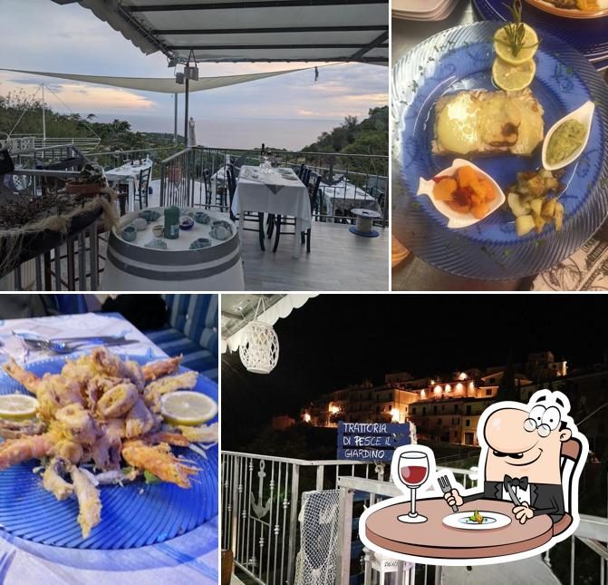 Cibo al Trattoria di pesce Il Giardino