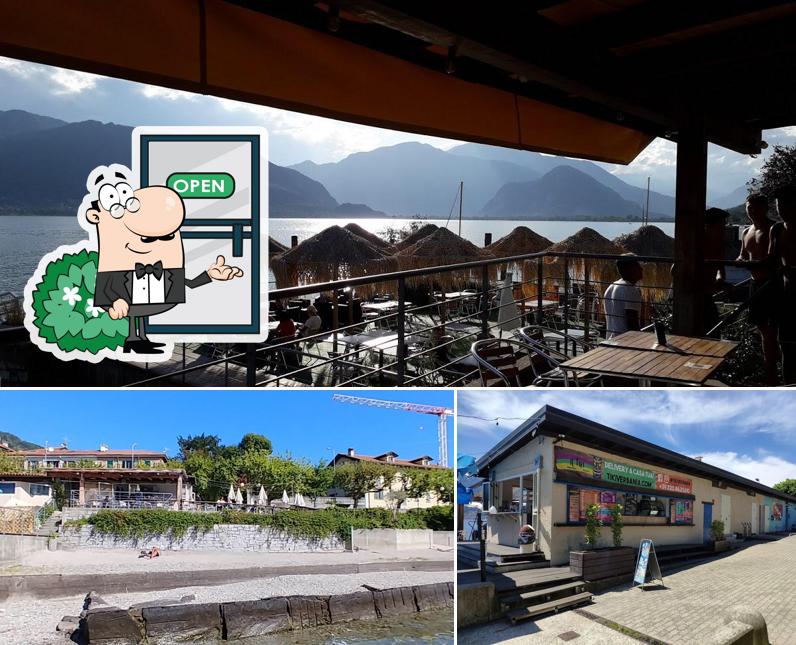 Puoi goderti l'aria fresca dal dehors di Tiki Verbania Suna