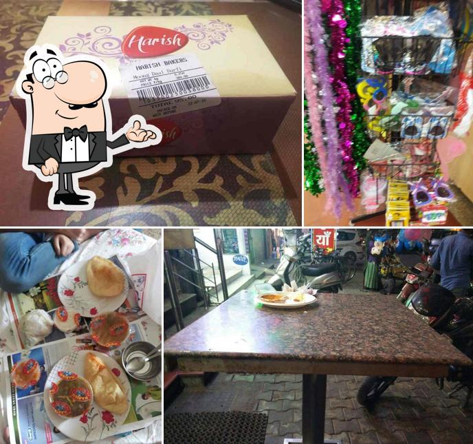 The interior of Harish Bakery And Sweets