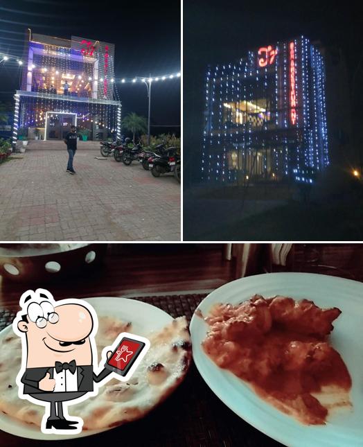 Take a look at the photo displaying exterior and food at J7 Bar & Restaurant