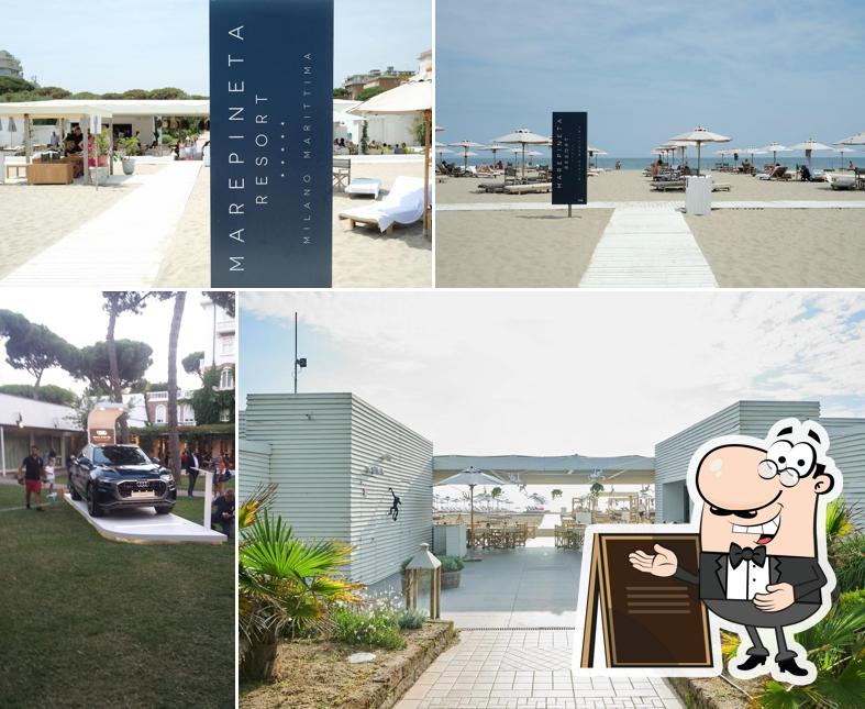 Gli esterni di MarePineta • Beach Club & Ristorante