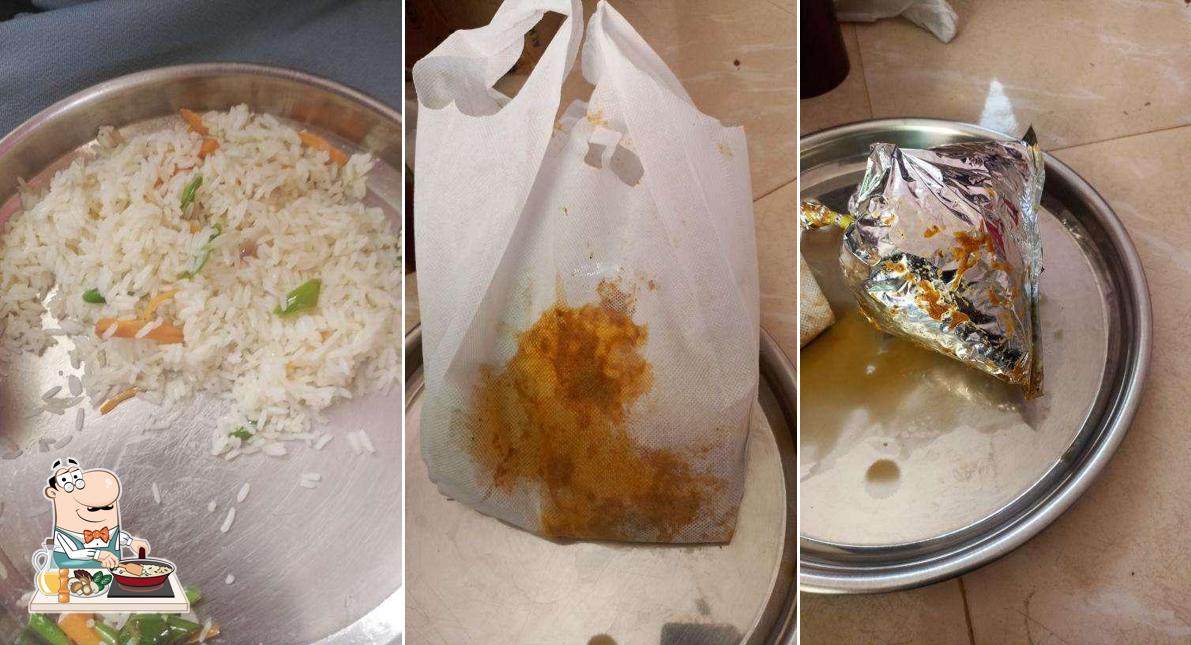 Fried rice at Aroha’s Deccan Delicacies Veg n non veg restaurant