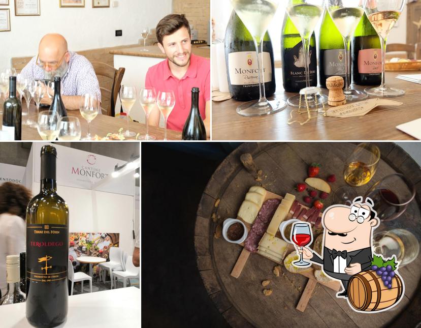 È gradevole bersi un bicchiere di vino a Cantine Monfort - Cantina e punto vendita
