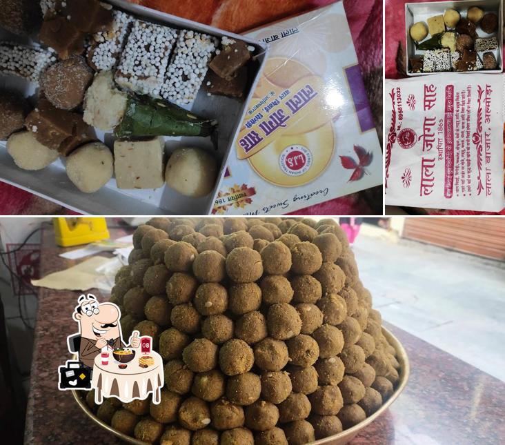 Food at Lala Joga Sah
