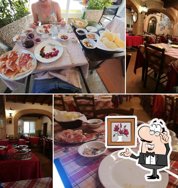 Gli interni di Osteria Vecchio Mulino