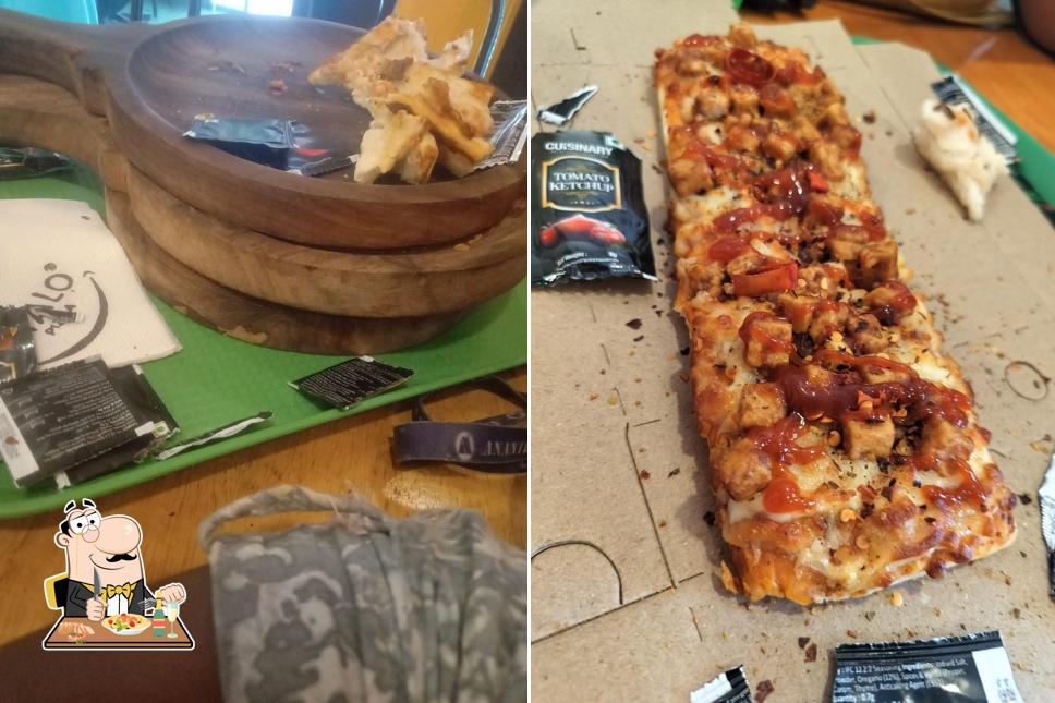 Meals at Oyalo pizza Thanjavur