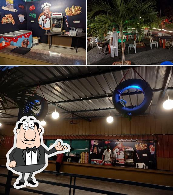 The interior of Raskunj, Chaat Cafe