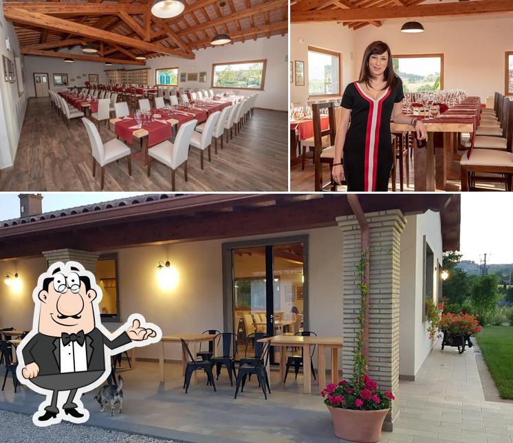 Gli interni di Sala Degustazione "Luisa"